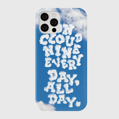 on cloud nine [하드 폰케이스]아이폰14케이스 13 12 미니 mini 엑스 프로 pro 맥스 케이스 핸드폰 커플 캐릭터 갤럭시 커플 곰돌이 캐릭터