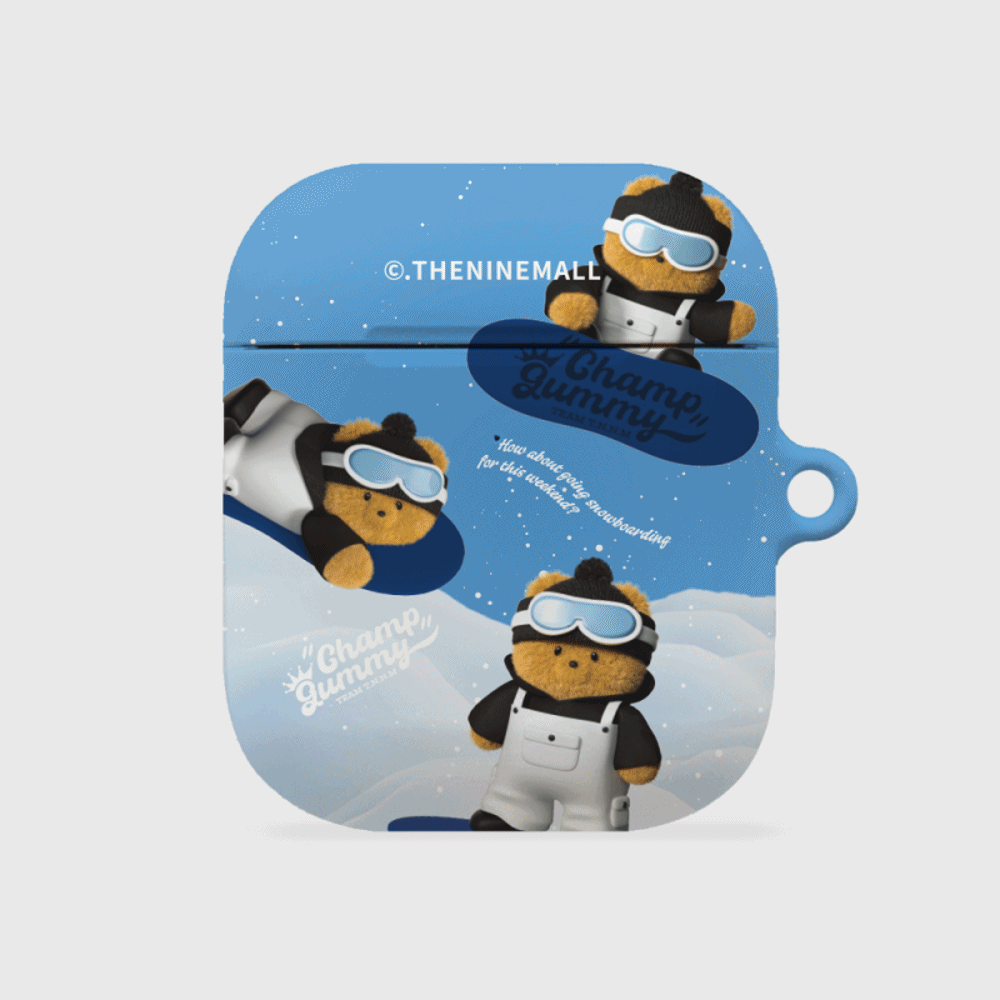 pattern snowboarder gummy [hard 에어팟케이스 시리즈]