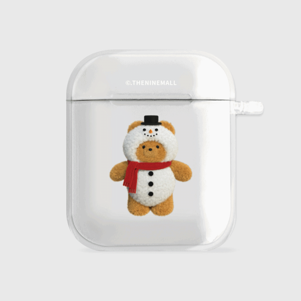 greetings gummy snowman [clear 에어팟케이스 시리즈]