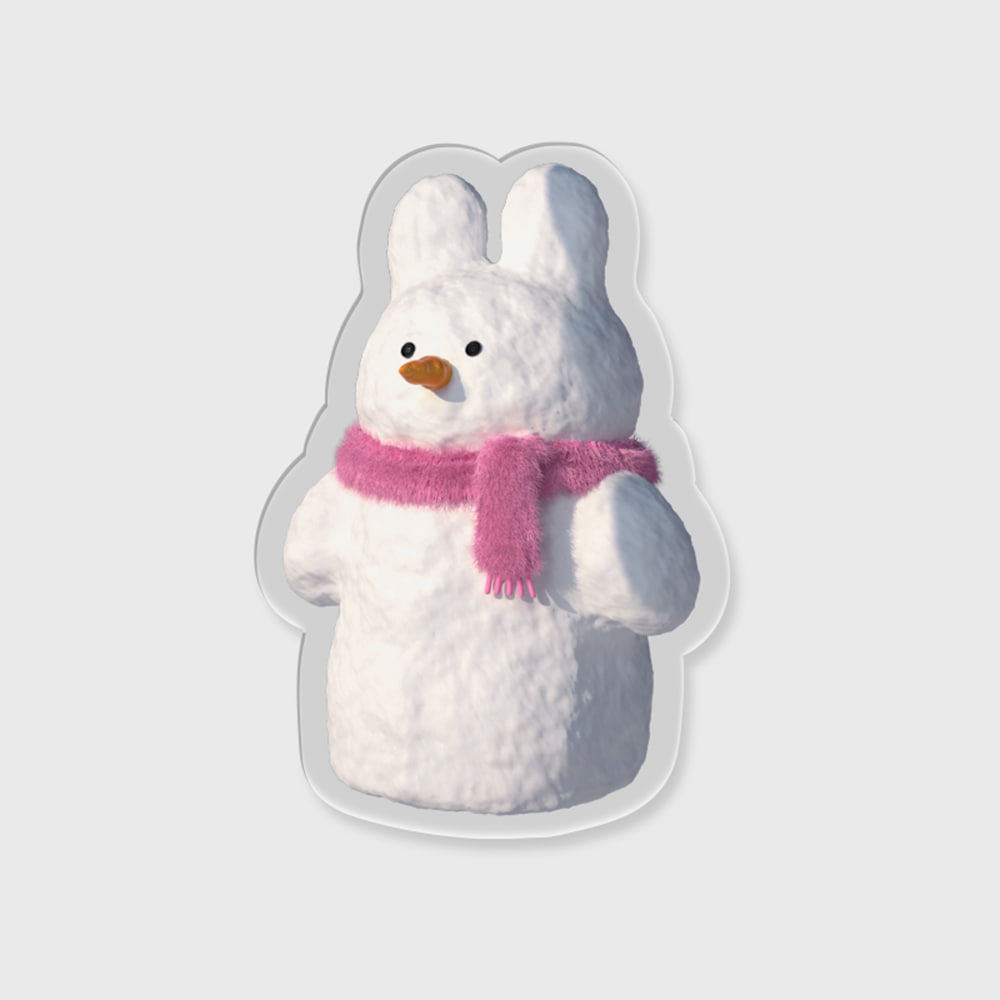 [아크릴스마트톡] windy snowman